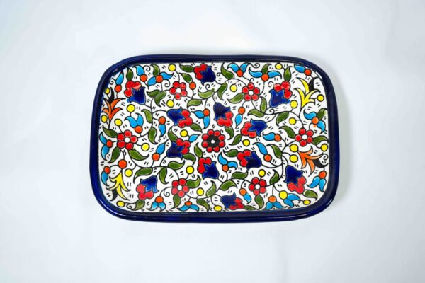 ⁦Rectangle colourful serving bowl⁩ - الصورة ⁦2⁩