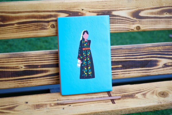 Hand painted thobe Blue Notebook