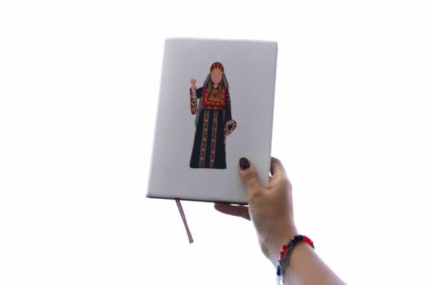 ⁦Hand painted thobe White Notebook⁩ - الصورة ⁦2⁩