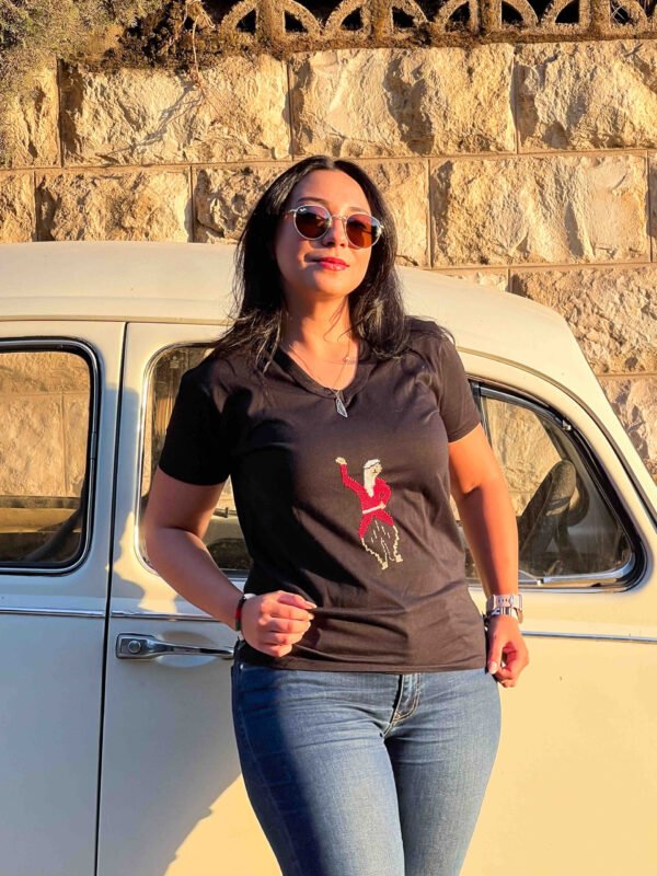 Hand Emroidered Dabkeh T-shirt - Image 2