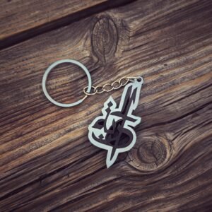 Freedom Olive Wood & Tear Gas Keychain