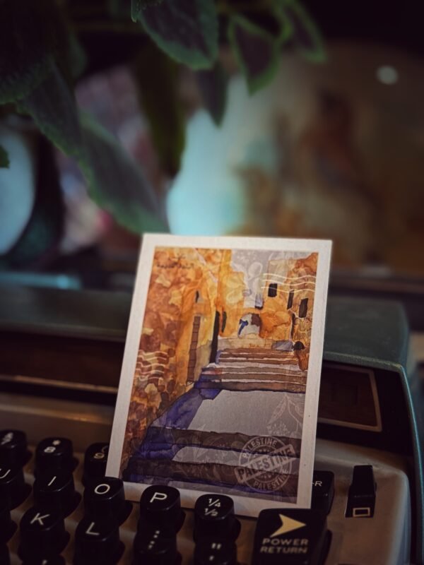 Artistic Nablus old city Fridge Magnets