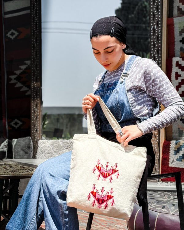 Tarwida Gaza motif tote bag