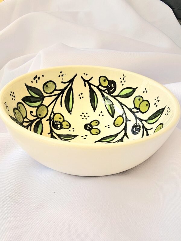 Medium Olive Bowl Hebron ceramic
