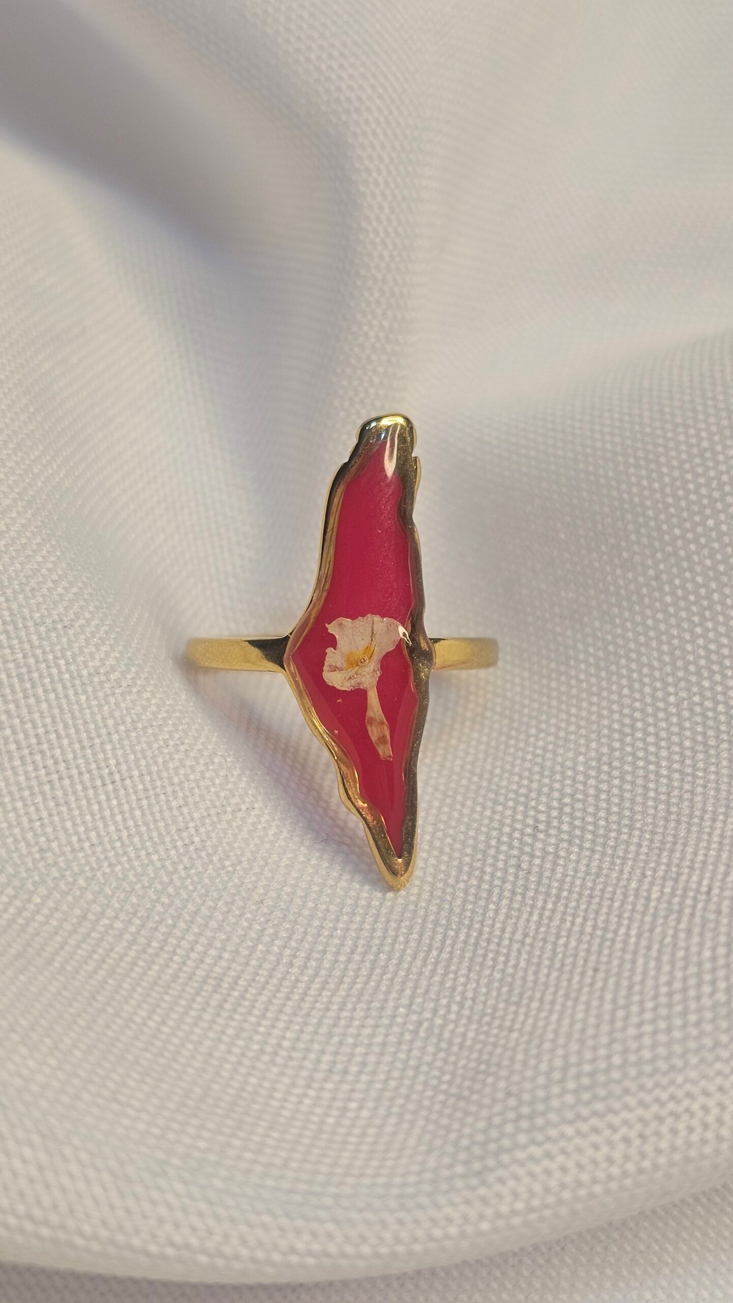 Crimson Bloom Ring - Image 3