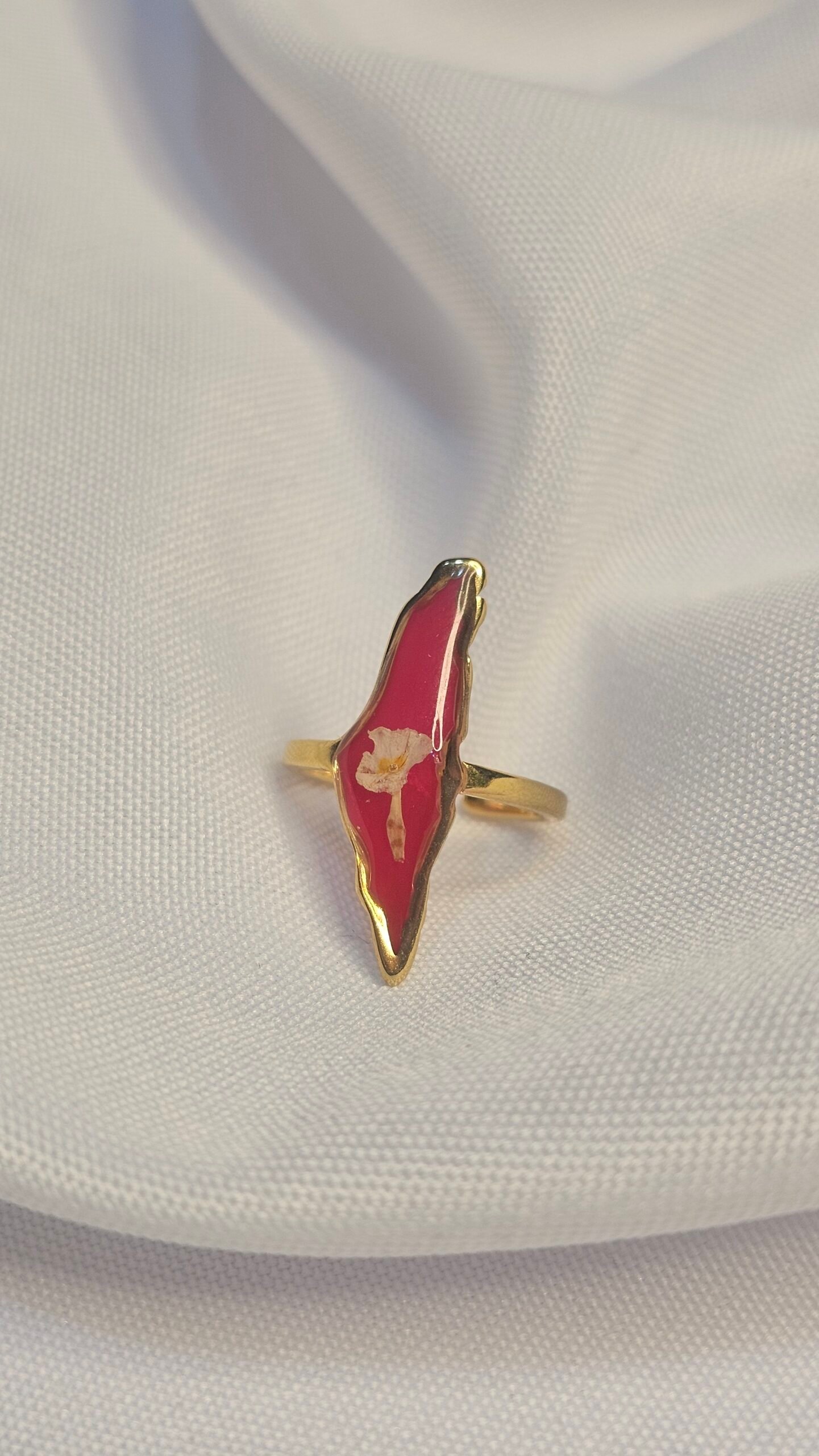 Crimson Bloom Ring - Image 2