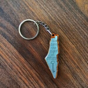 "We have the right to return" Key Chain