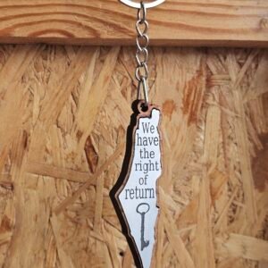 "We have the right to return" Key Chain
