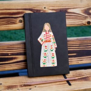 Hand painted thobe Black Notebook