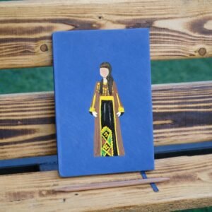 Hand painted thobe Blue Notebook