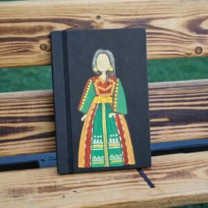Hand painted thobe Black Notebook